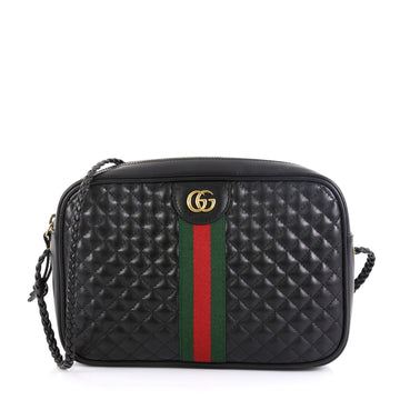 Gucci Trapuntata Camera Bag Quilted Leather Small