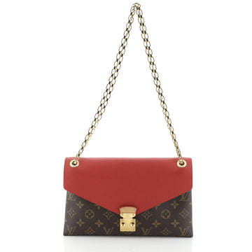 Louis Vuitton Pallas Chain Shoulder Bag Monogram Canvas and Calf Leather 