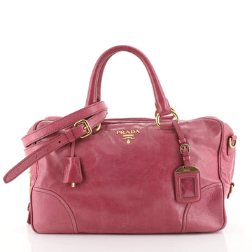 Prada Convertible Bauletto Bag Vitello Shine Medium
