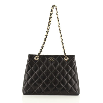 Chanel Vintage Shopping Tote Quilted Lambskin Medium