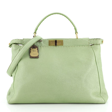Fendi Selleria Peekaboo Bag Soft Leather Large