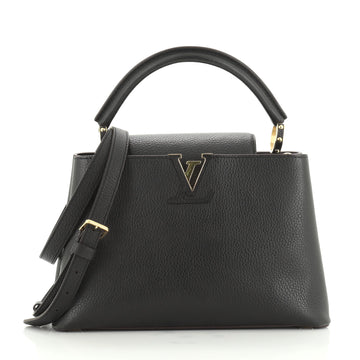 Louis Vuitton Capucines Handbag Leather PM