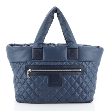 Chanel Coco Cocoon Zipped Tote Quilted Nylon Medium