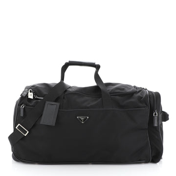 Prada Boston Trolley Tessuto Large