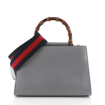 Gucci Nymphaea Top Handle Bag Leather Small