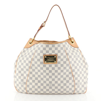 Louis Vuitton Galliera Handbag Damier GM White 460461