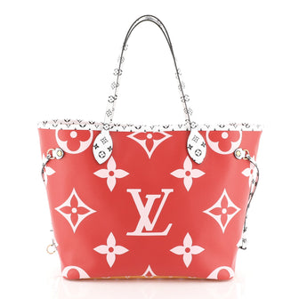 Louis Vuitton Neverfull NM Tote Limited Edition Colored Monogram Giant MM