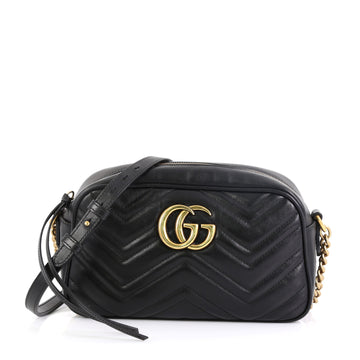 Gucci GG Marmont Shoulder Bag Matelasse Leather Small