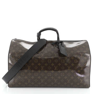 Louis Vuitton Keepall Bandouliere Bag Limited Edition Monogram Glaze Canvas 50
