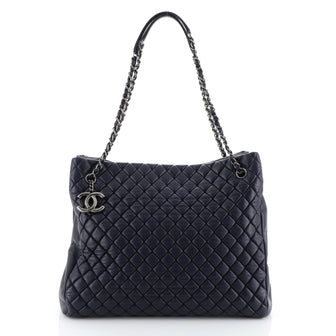 Chanel New Bubble Tote Quilted Calfskin Large