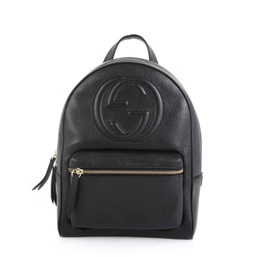 Gucci Soho Chain Backpack Leather 