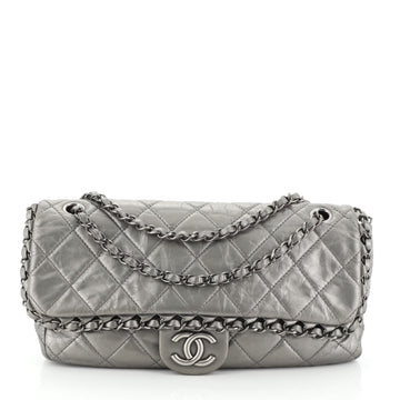 Chanel Chain Me Flap Bag Quilted Calfskin Medium