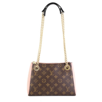 Louis Vuitton Surene Handbag Monogram Canvas with Leather BB