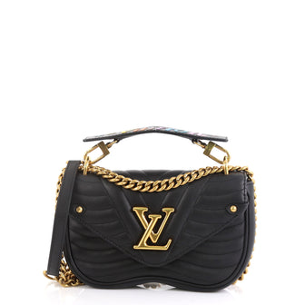 Louis Vuitton New Wave Chain Bag Quilted Leather MM