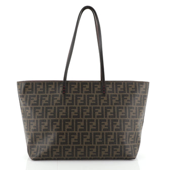 Fendi Roll Tote Zucca Coated Canvas Large