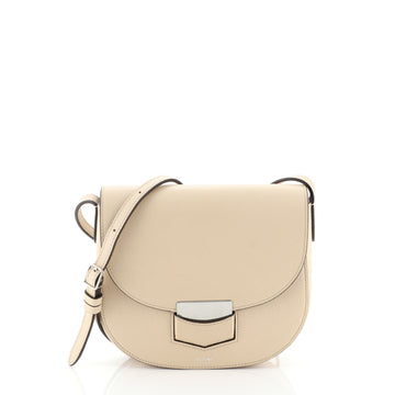 Celine Trotteur Crossbody Bag Grainy Leather Small