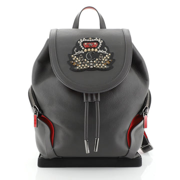 Christian Louboutin Explorafunk Backpack Embellished Leather 