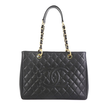 Chanel Grand Shopping Tote Quilted Caviar 