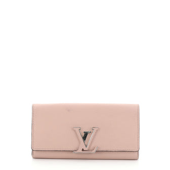 Louis Vuitton Capucines Wallet Leather 