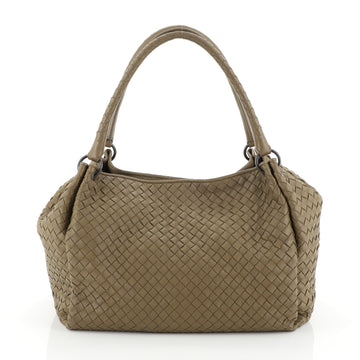 Bottega Veneta Parachute Handbag Intrecciato Nappa Medium
