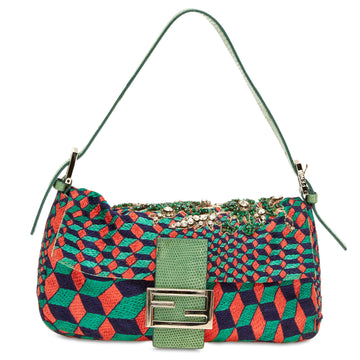 Fendi Baguette Lizard Trim