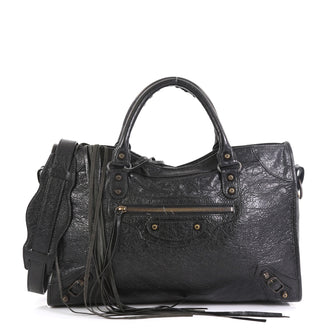 Balenciaga City Classic Studs Bag Leather Medium