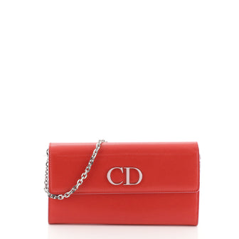 Christian Dior Mania Rendez Vous Wallet on Chain Leather 