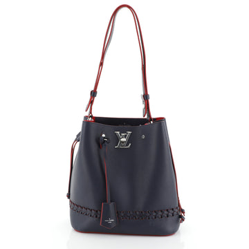 Louis Vuitton Lockme Bucket Bag Braided Leather 