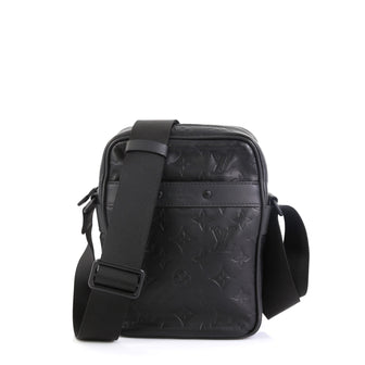 Louis Vuitton Danube Handbag Monogram Shadow Leather PM