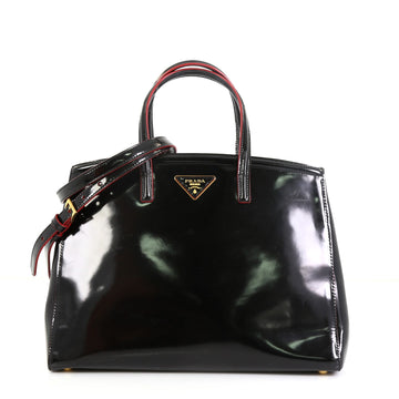 Prada Slim Convertible Tote Spazzolato Leather Medium