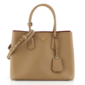 Prada Cuir Double Tote Saffiano Leather Medium