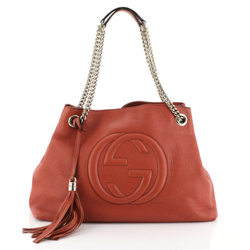 Gucci Soho Chain Strap Shoulder Bag Leather Medium