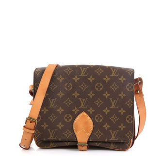 Louis Vuitton Cartouchiere Handbag Monogram Canvas GM