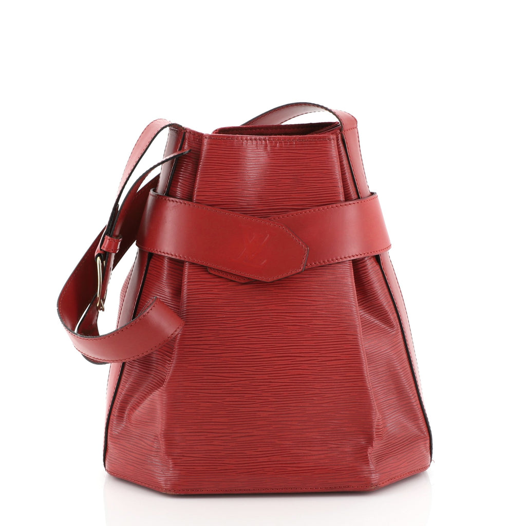 Louis Vuitton Epi Sac d'Epaule PM - Red Bucket Bags, Handbags