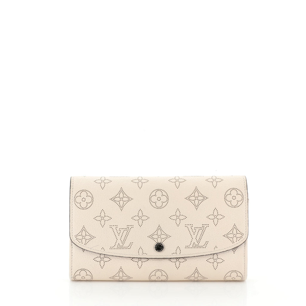 Louis Vuitton Ivory Monogram Mahina Leather Iris Wallet