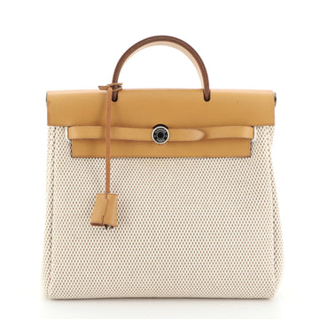 Hermes Herbag A Dos Backpack Toile 