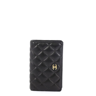 Chanel Compact Wallet Quilted Lambskin 