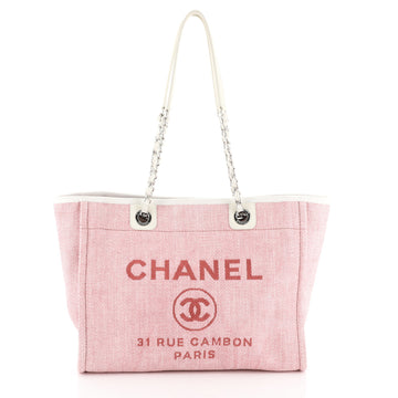 Chanel Deauville Tote Canvas Small
