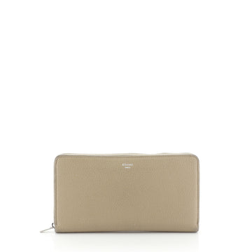 Celine Zip Around Wallet Leather Long