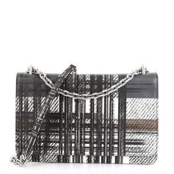 Prada Chain Crossbody Bag Printed Saffiano Leather Medium