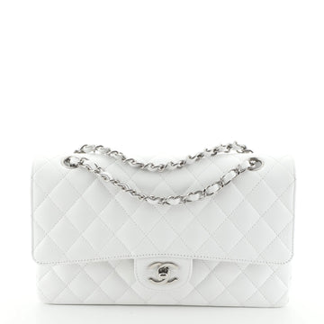 Chanel Vintage Classic Double Flap Bag Quilted Caviar Medium