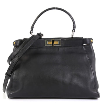 Fendi Peekaboo Bag Soft Leather Regular