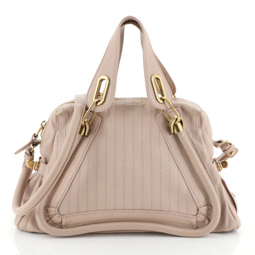 Chloe Paraty Handbag Quilted Leather Medium