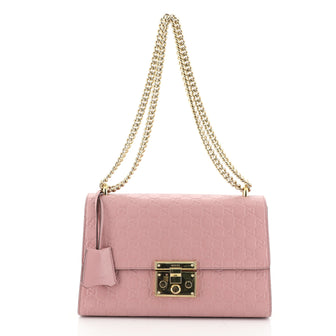 Gucci Padlock Shoulder Bag Guccissima Leather Medium