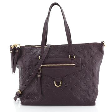 Louis Vuitton Lumineuse Handbag Monogram Empreinte Leather PM