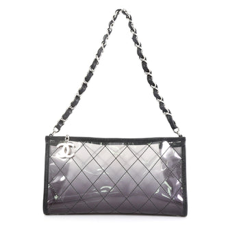 Chanel Naked Chain Pochette Quilted PVC 