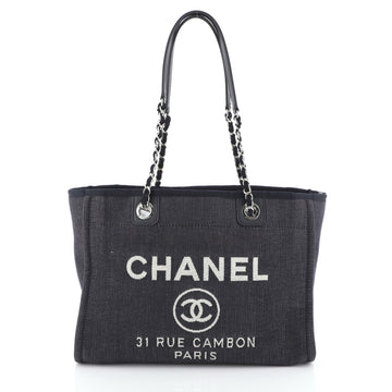 Chanel Deauville Tote Denim Small