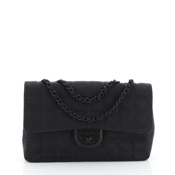 Chanel Travel Line Flap Bag Nylon Medium