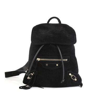 Balenciaga Classic Traveler Backpack Suede Extra Small