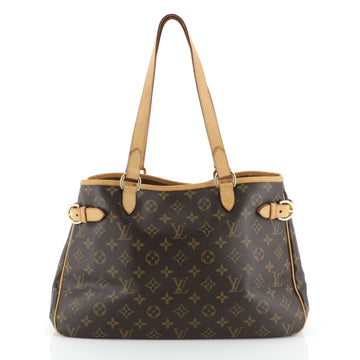 Louis Vuitton Batignolles Handbag Monogram Canvas Horizontal